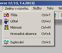 Suplování 2.2. Evidence počtu hodin 2.3.