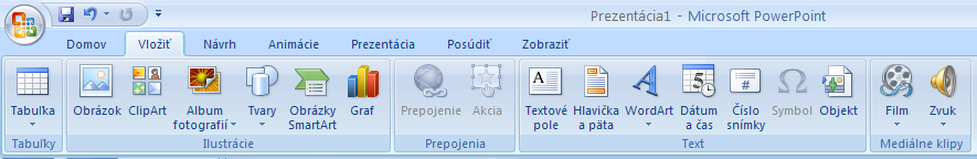 6 Práca s obrázkami a ich nové možnosti Rôzne typy funkcií grafických a vizuálnych efektov sú jednou z dôležitých inovácií v Microsoft Office PowerPoint 2007, s ktorou sa môžete stretnúť pri aktívnej