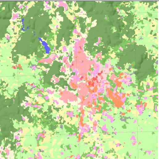 Vídeň 140-580 m n.m. grid: 316x247x39 Krakov 145-460 m n.m. grid: 389x275x39 Bratislava 120-450 m n.m. grid: 160x160x39 Brno 200-525 m n.