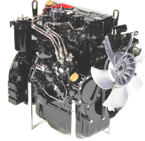 2. Technicky popis Obr. 6- Rozmístění agregátů 2.2 Motor Motor YANMAR 4 TNV 94 je čtyřdobý, vodou chlazený vznětový motor s přímým vstřikem paliva.