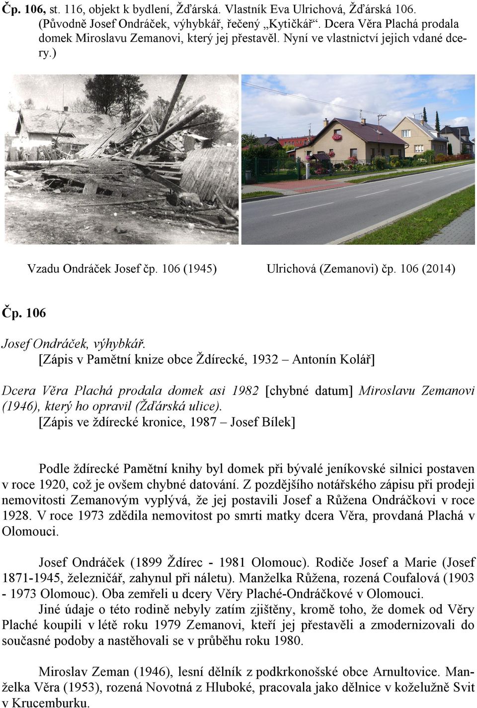 106 Josef Ondráček, výhybkář.