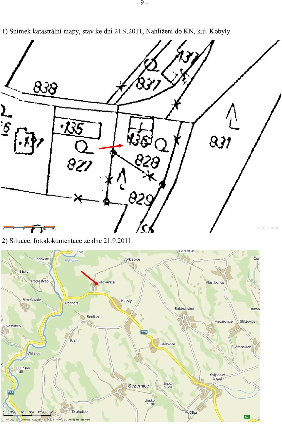 2011, Nahlížení do KN, k.ú.