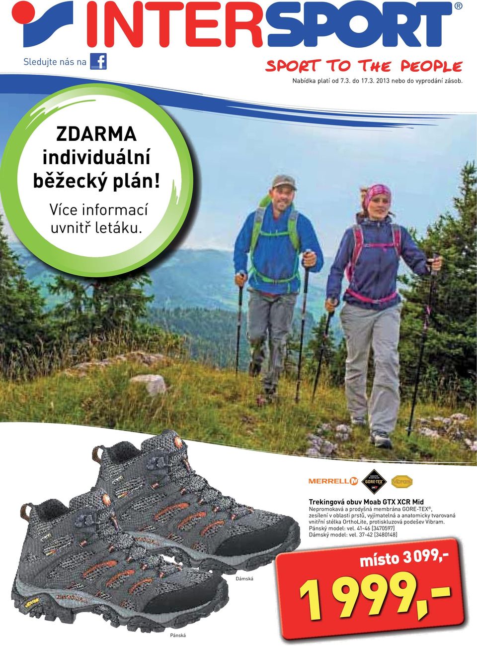 Trekingová obuv Moab GTX XCR Mid Nepromokavá a prodyšná membrána GORE-TEX, zesílení v oblasti