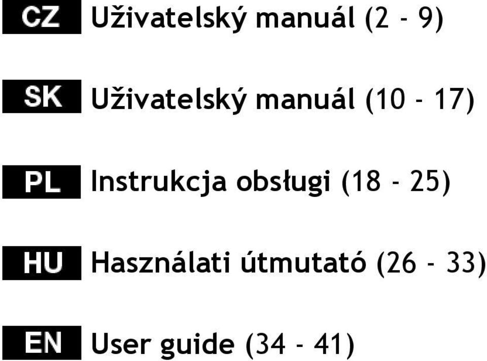 Instrukcja obsługi (18-25)