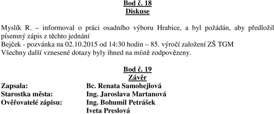 Bejček - pozvánka na 02.10.2015 od 14:30 hodin 85.