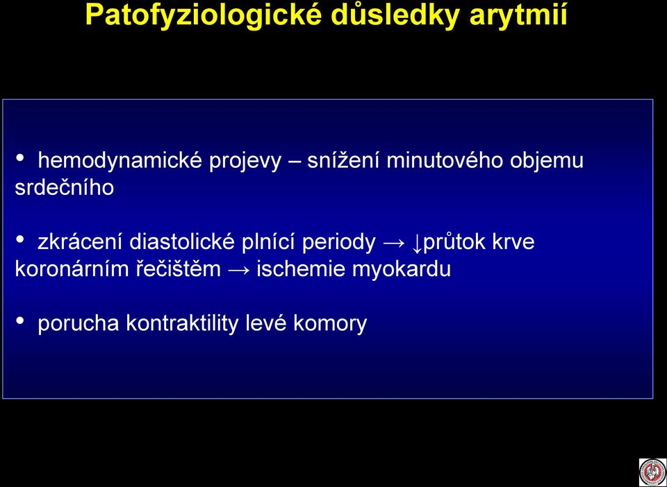 diastolické plnící periody průtok krve koronárním