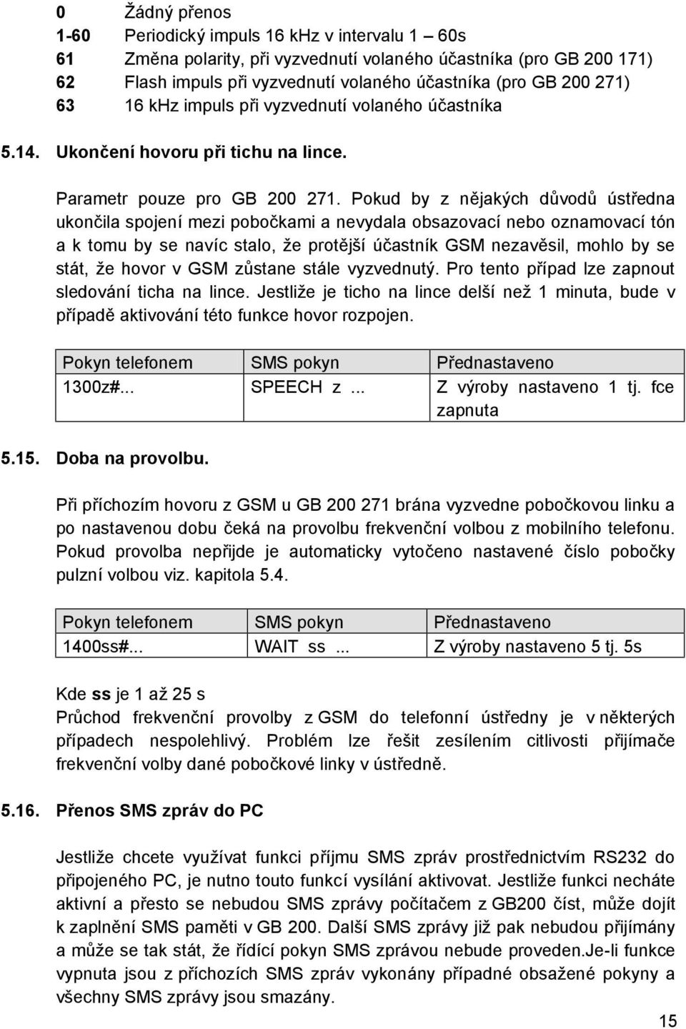 Pokud by z nčjakych duvodu óstredna ukoncila spojenımezi pobockami a nevydala obsazovacınebo oznamovacıton a k tomu by se navıc stalo, z e protčjsıócastnık GSM nezavčsil, mohlo by se stat, z e hovor