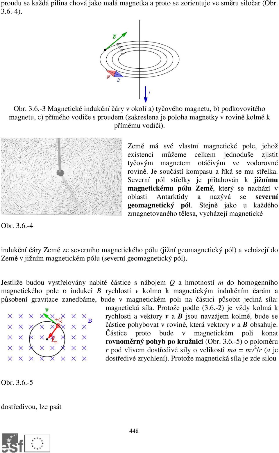 Je součástí kompasu a říká se mu střelka. Severní pól střelky je přitahován k jižnímu magnetickému pólu Země, který se nachází v oblasti Antarktidy a nazývá se severní geomagnetický pól.