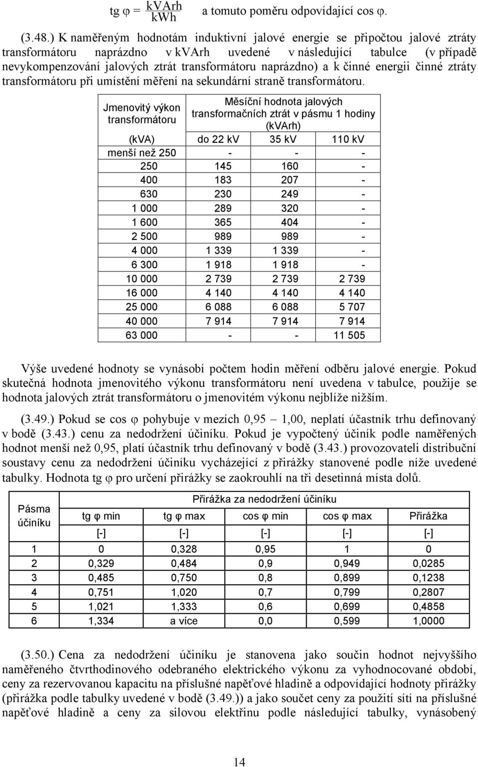 naprázdno) a k činné energii činné ztráty transformátoru při umístění měření na sekundární straně transformátoru.