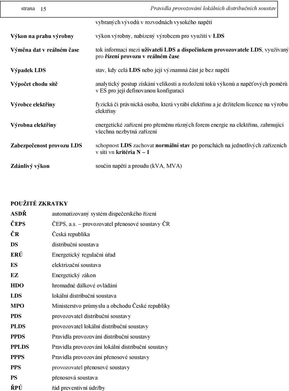 významná část je bez napětí analytický postup získání velikosti a rozložení toků výkonů a napěťových poměrů v ES pro její definovanou konfiguraci fyzická či právnická osoba, která vyrábí elektřinu a