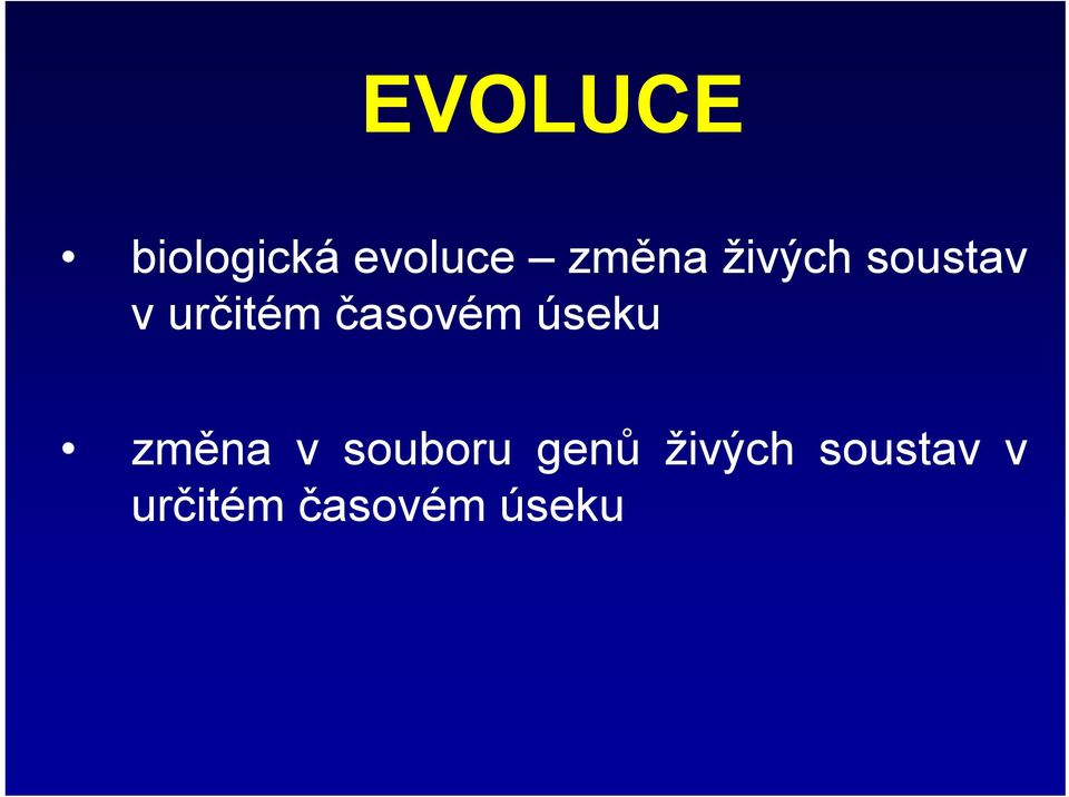 úseku změna v souboru genů 