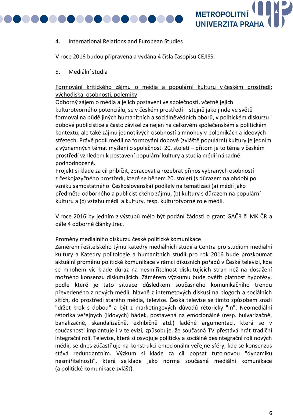 kulturotvorného potenciálu, se v českém prostředí stejně jako jinde ve světě formoval na půdě jiných humanitních a sociálněvědních oborů, v politickém diskurzu i dobové publicistice a často závisel