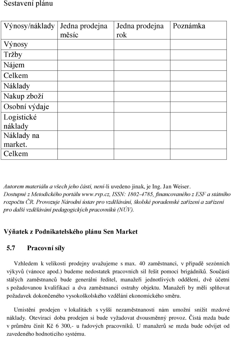 cz, ISSN: 1802-4785, financovaného z ESF a státního rozpočtu ČR. Provozuje Národní ústav pro vzdělávání, školské poradenské zařízení a zařízení pro další vzdělávání pedagogických pracovníků (NÚV).