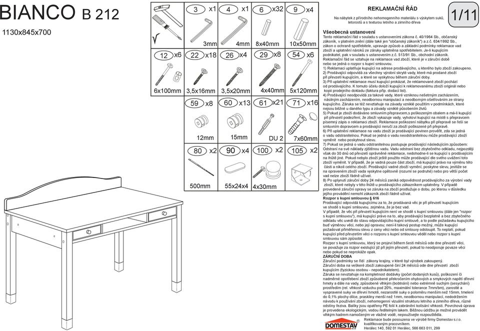 řád v souladu s ustanoveními zákona č. 40/1964 Sb., občanský zákoník, v platném znění (dále také jen "občanský zákoník") a z.č. 634/1992 Sb.