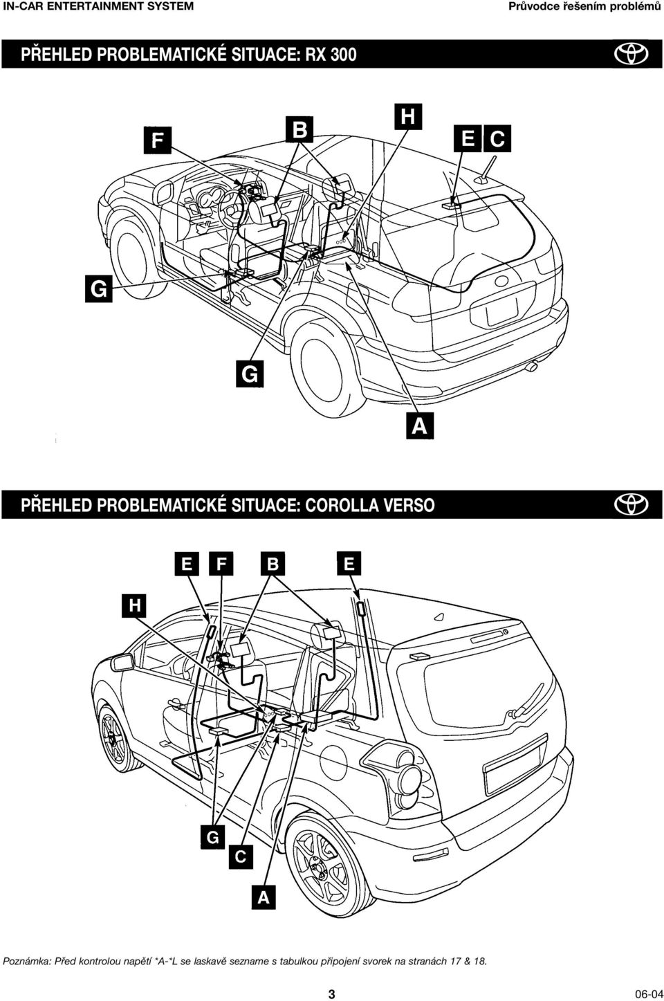 PROBLEMATICKÉ SITUACE: RX 300