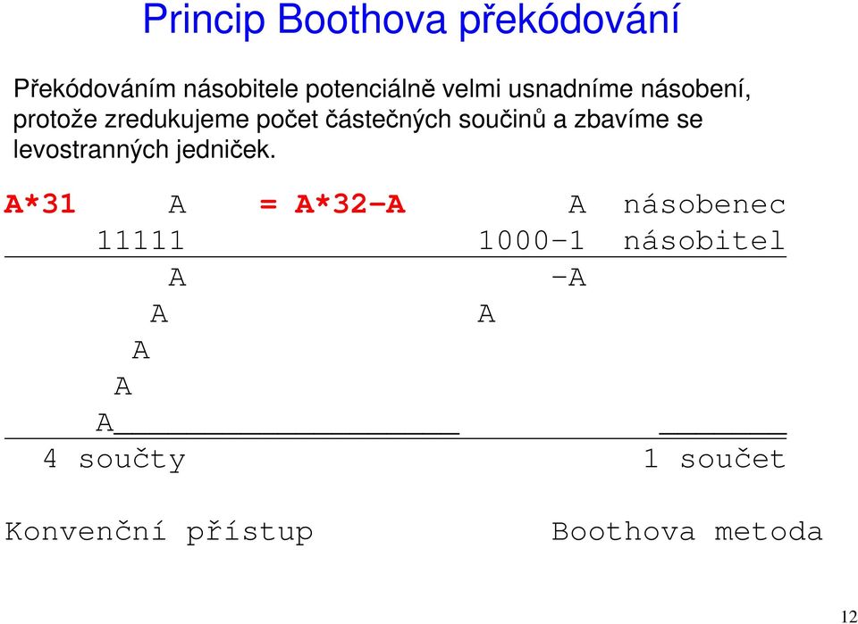 a zbavíme e levotrannýh jedniček.