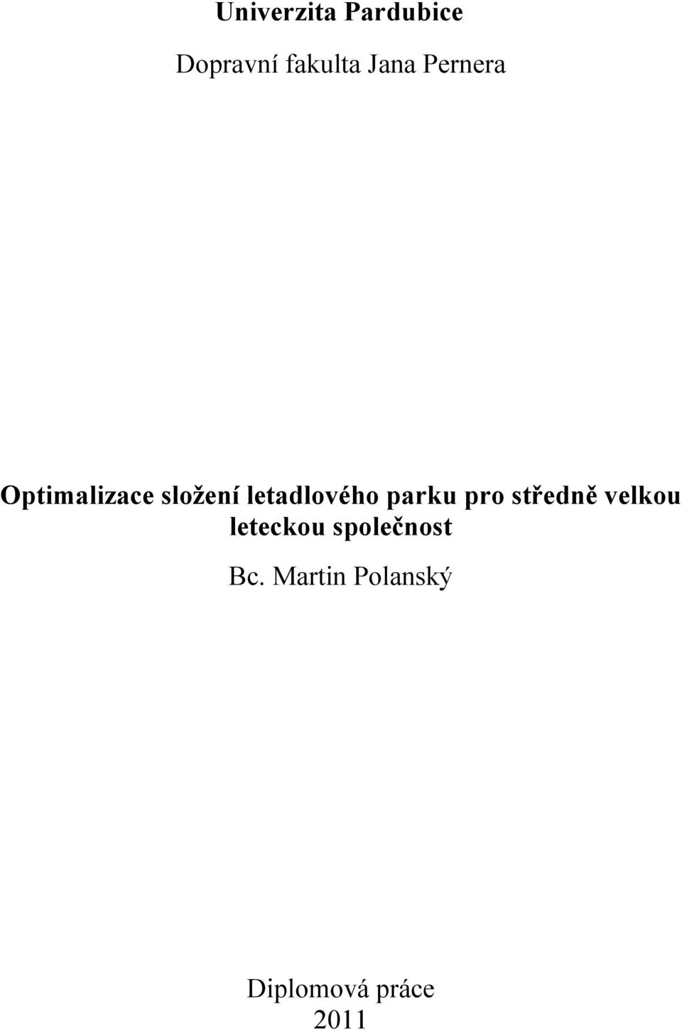 parku pro středně velkou leteckou