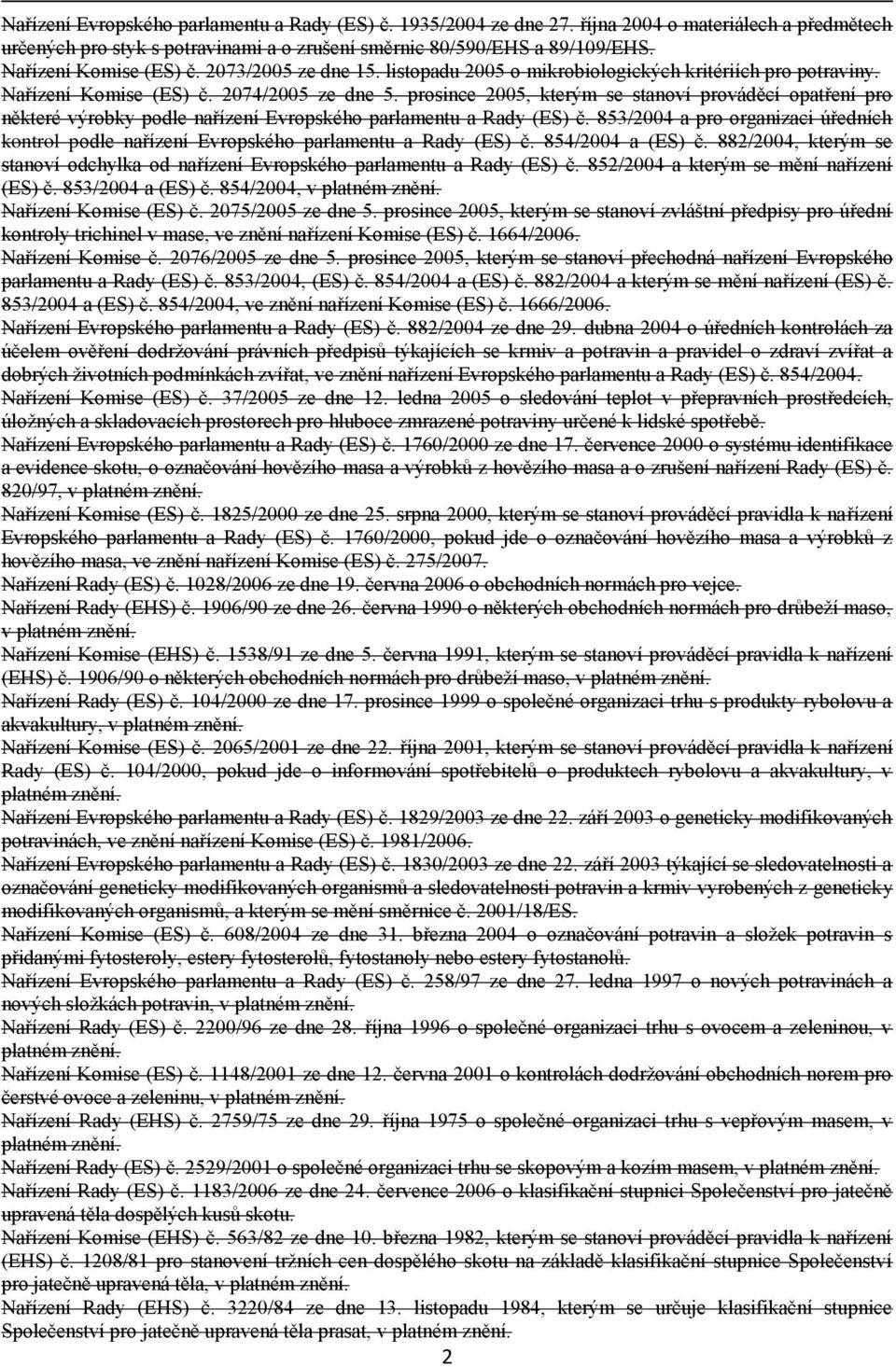 prosince 2005, kterým se stanoví prováděcí opatření pro některé výrobky podle nařízení Evropského parlamentu a Rady (ES) č.