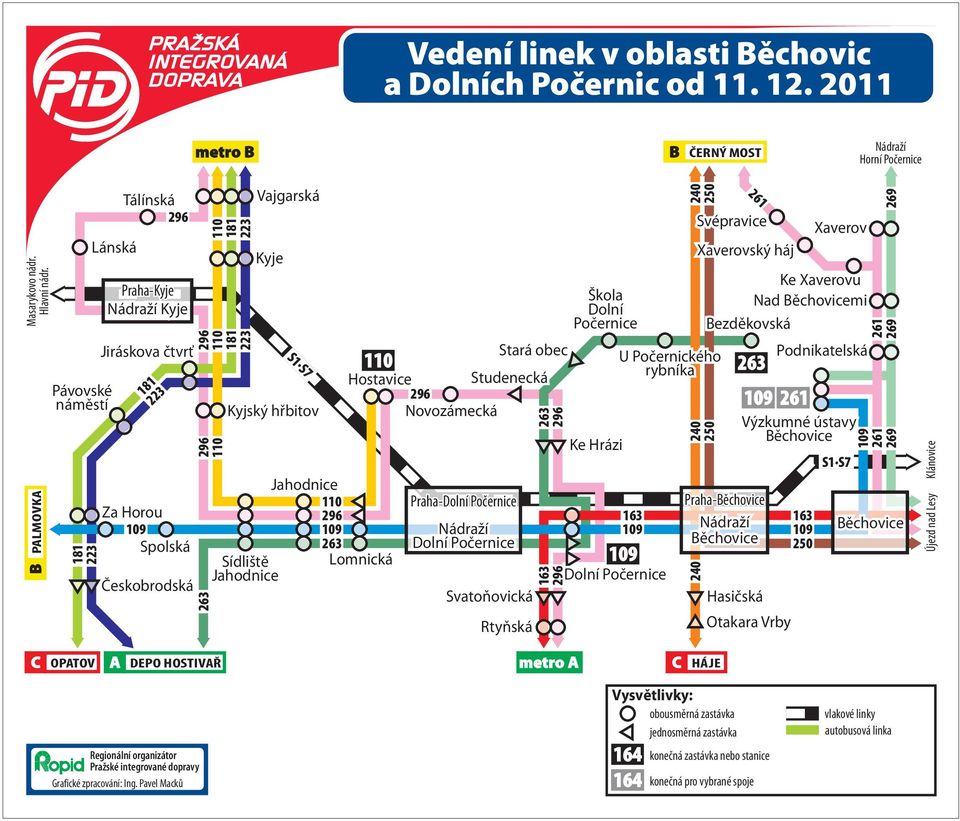 Kyjský hřbitov 110 Stará obec Hostavice Studenecká 296 Novozámecká Rty ň ská 263 296 Škola Dolní Počernice Ke Hrázi U Počernického rybníka Svépravice Xaverovský háj Xaverov Ke Xaverovu Nad