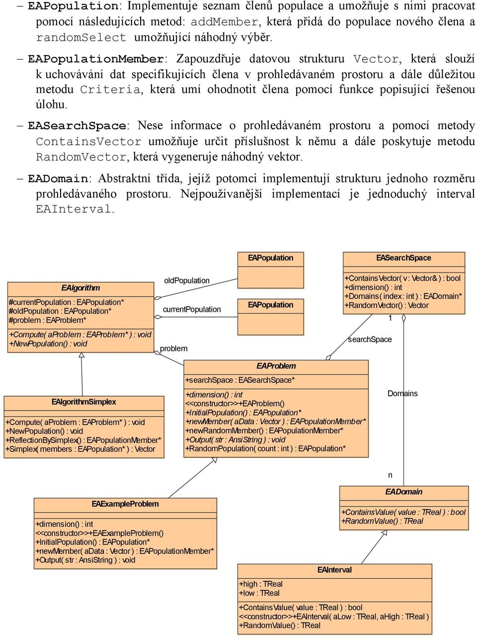 pomocí funkce popisující řešenou úlohu.