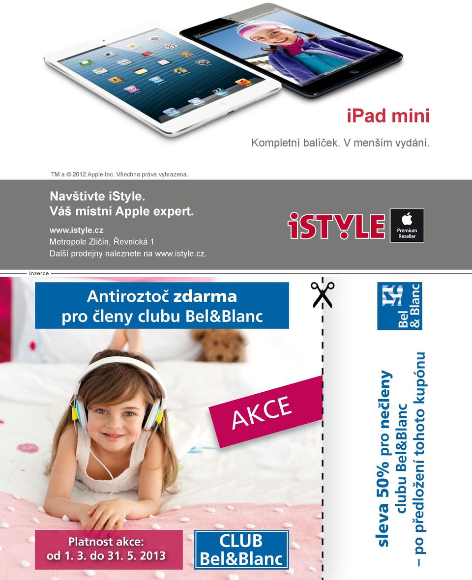 istyle.cz. Premium Reseller 200x130_iPad mini.indd 1 21.02.