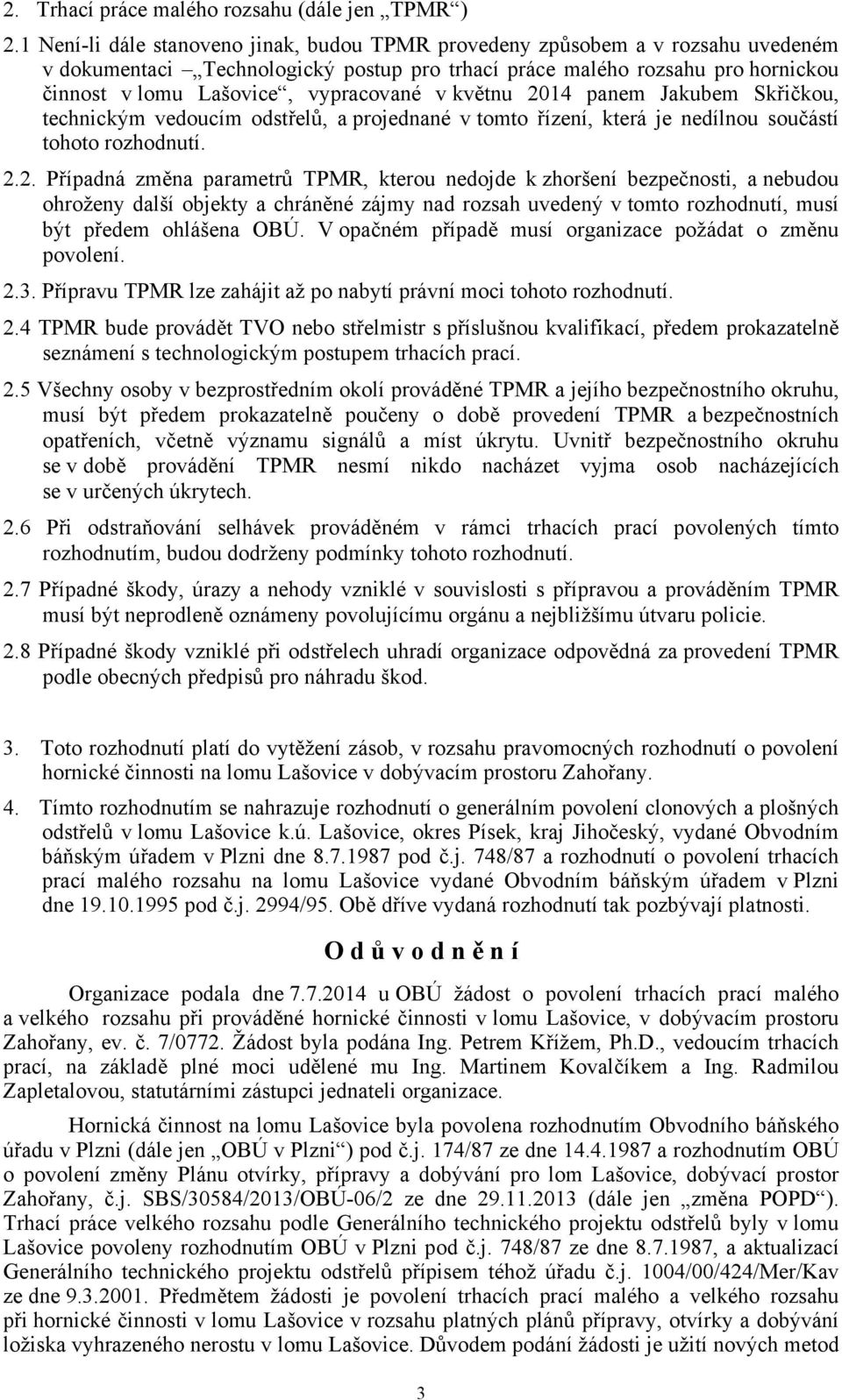 vypracované v květnu 20