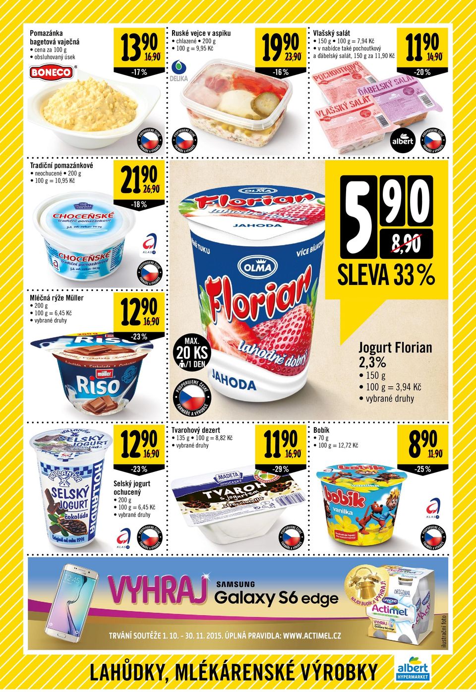 Mléčná rýže Müller 200 g 100 g = 6,45 12-23 % 16, MAX.
