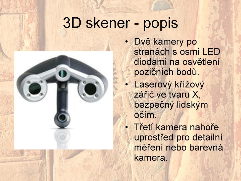 Laserový křížový zářič ve tvaru X, bezpečný lidským