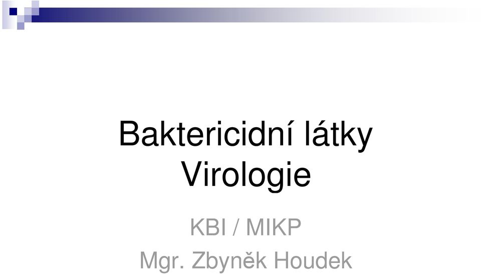 Virologie KBI