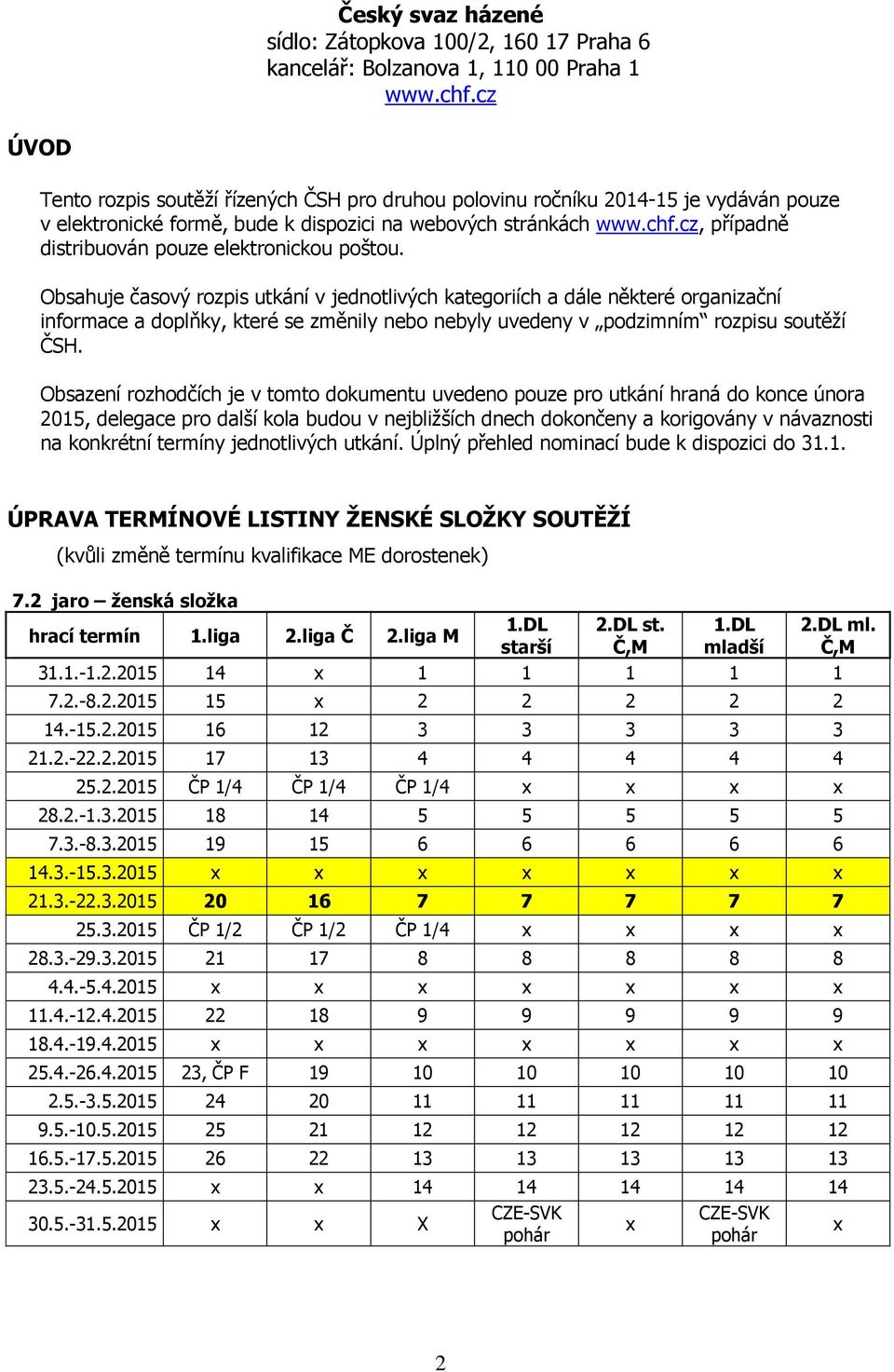 cz, případně distribuován pouze elektronickou poštou.