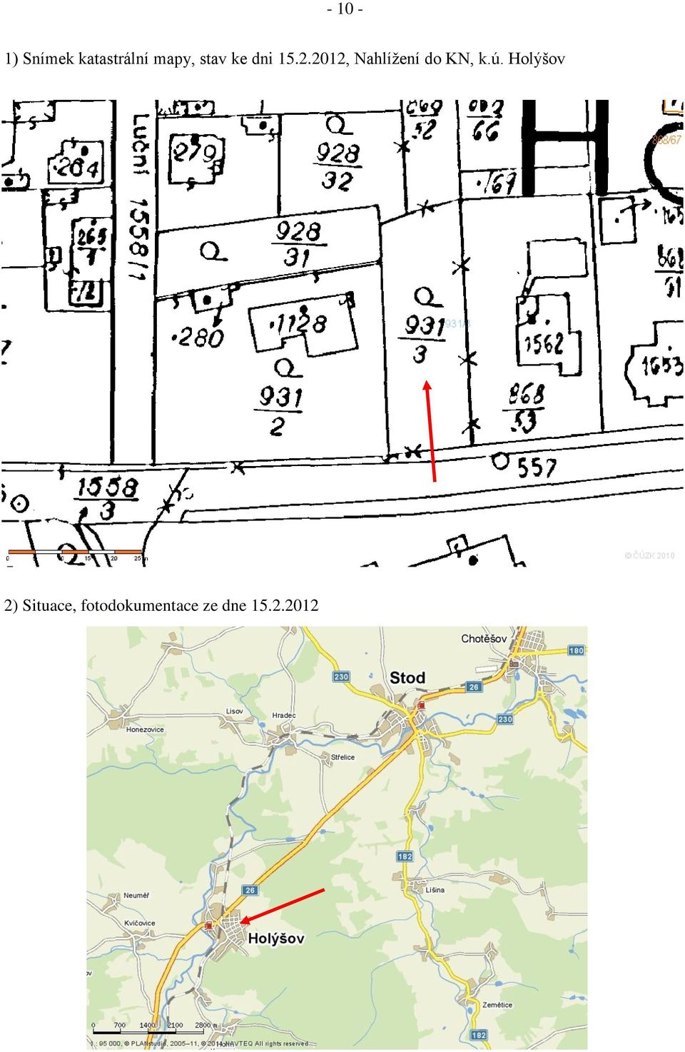 2012, Nahlížení do KN, k.ú.