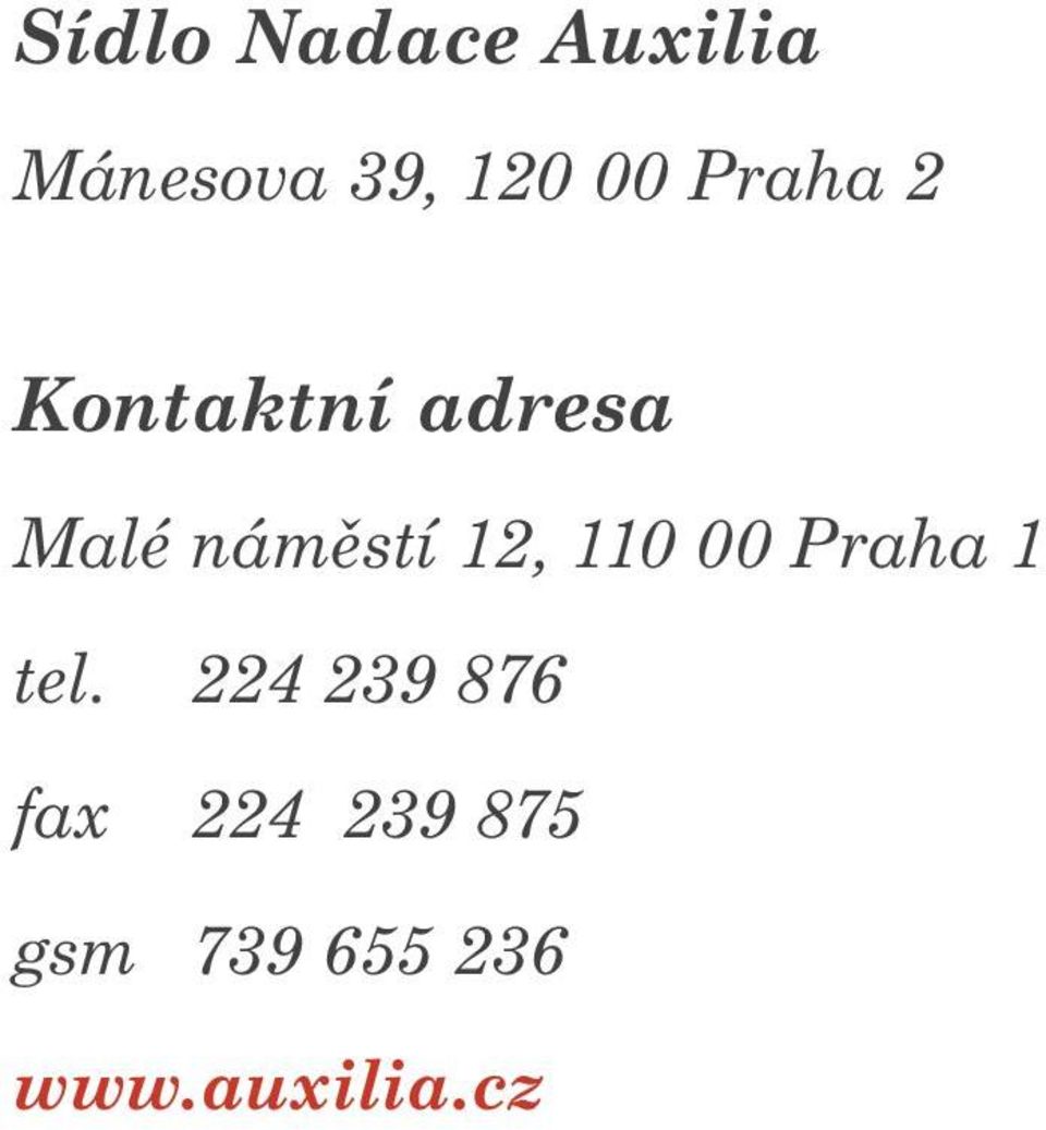 12, 110 00 Praha 1 tel.