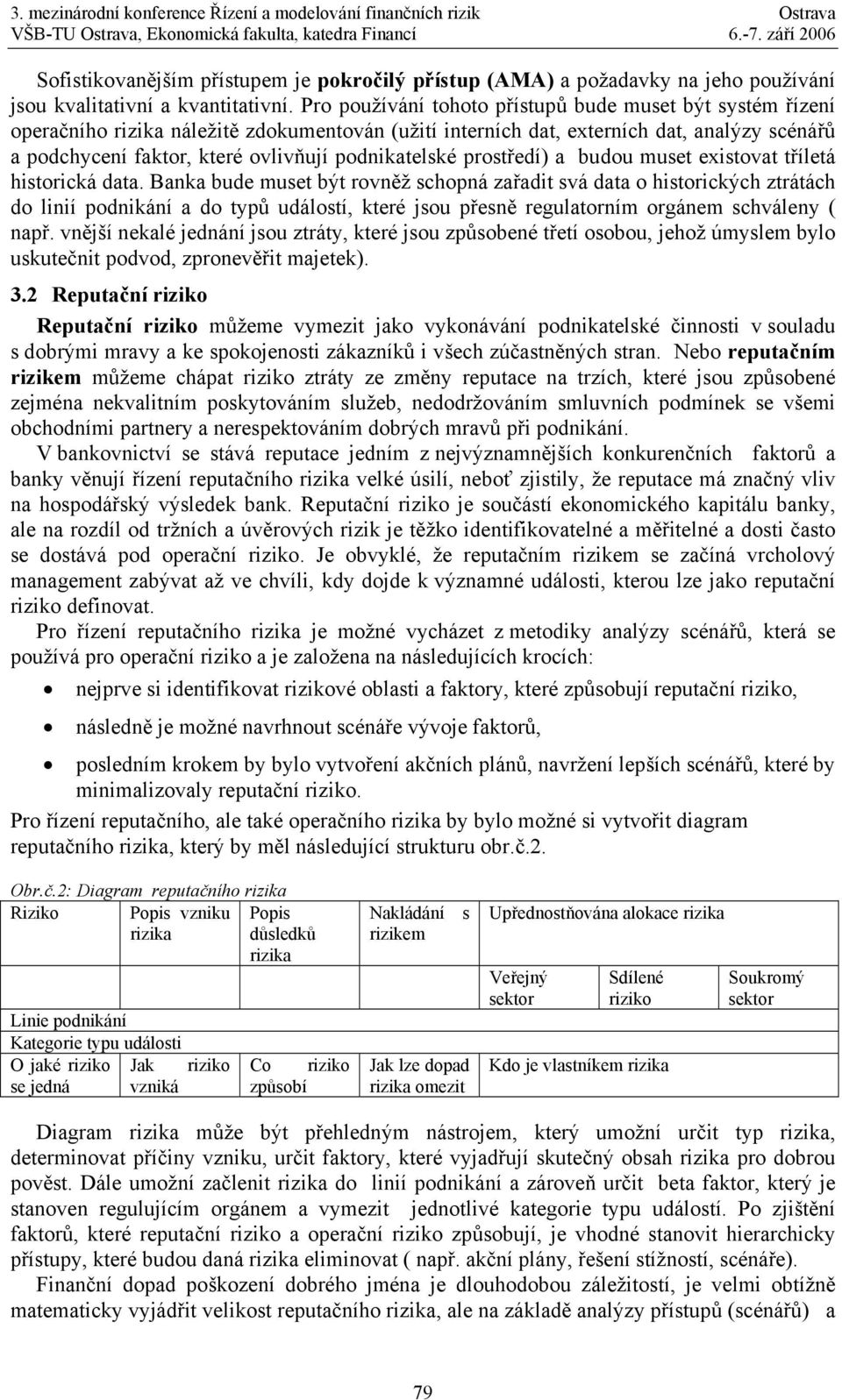 podnikatelské prostředí) a budou muset existovat tříletá historická data.