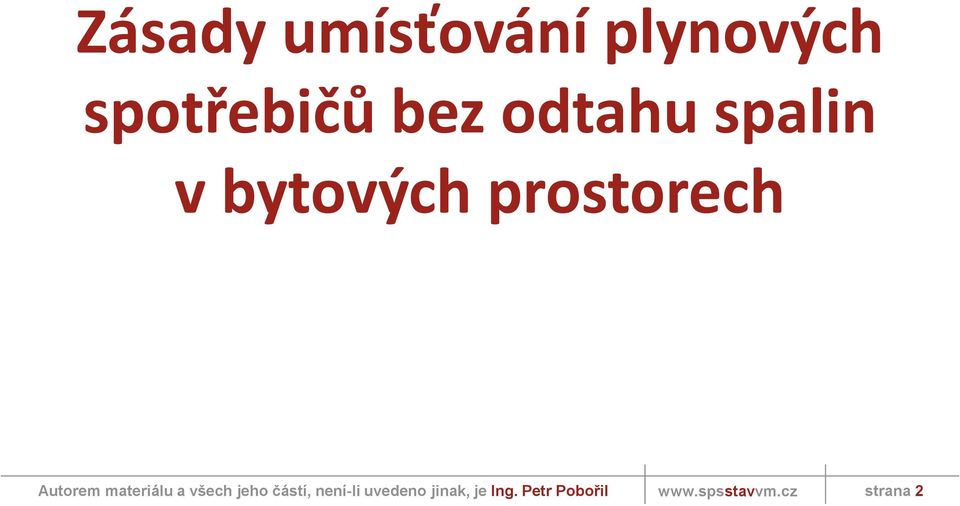 odtahu spalin v bytových