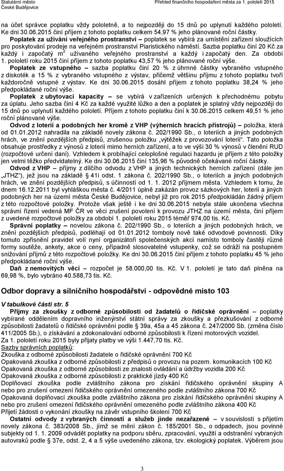 Poplatek za užívání veřejného prostranství poplatek se vybírá za umístění zařízení sloužících pro poskytování prodeje na veřejném prostranství Piaristického náměstí.