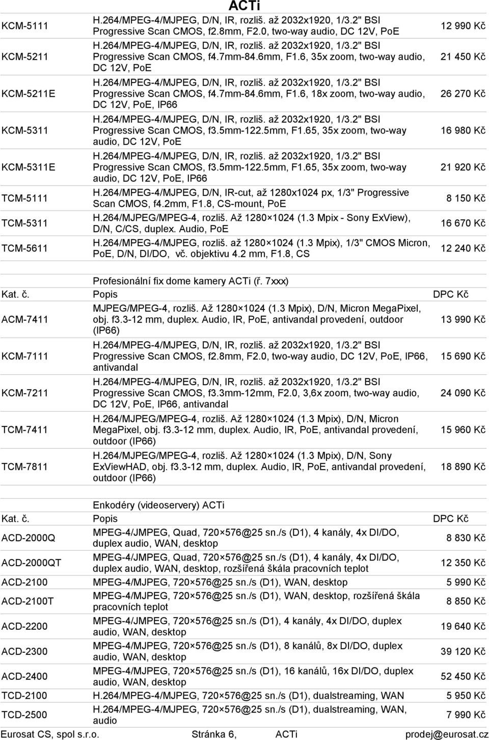 264/MPEG-4/MJPEG, D/N, IR, rozliš. až 2032x1920, 1/3.2" BSI Progressive Scan CMOS, f4.7mm-84.6mm, F1.6, 18x zoom, two-way audio, DC 12V, PoE, IP66 H.264/MPEG-4/MJPEG, D/N, IR, rozliš. až 2032x1920, 1/3.2" BSI Progressive Scan CMOS, f3.