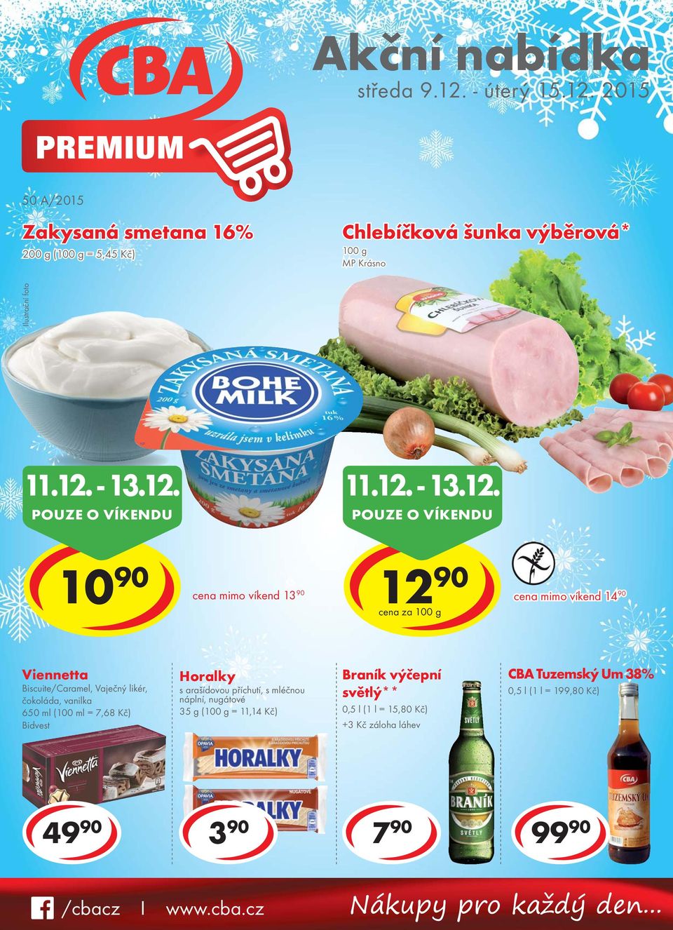 POUZE O VÍKENDU 11.12.