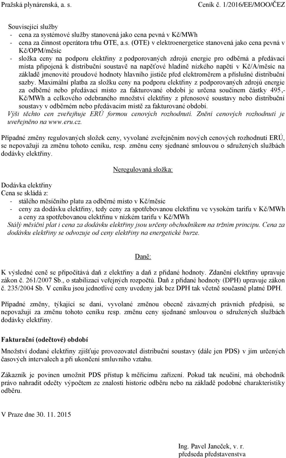 užby - cena za sy