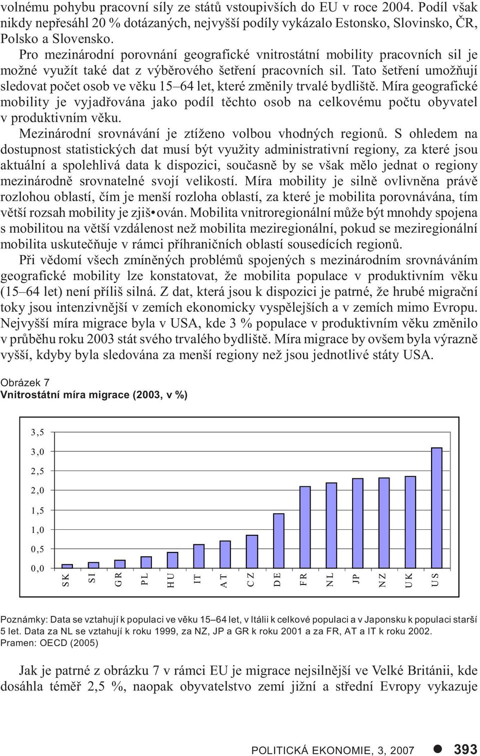 Tato šetøení umožòují sledovat poèet osob ve vìku 15 64 let, které zmìnily trvalé bydlištì.