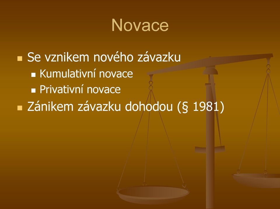 novace Privativní novace