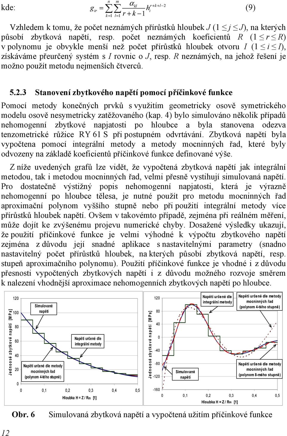 R neznámých, na jehož řešení je možno použít metodu nejmenších čtverců. 5.2.