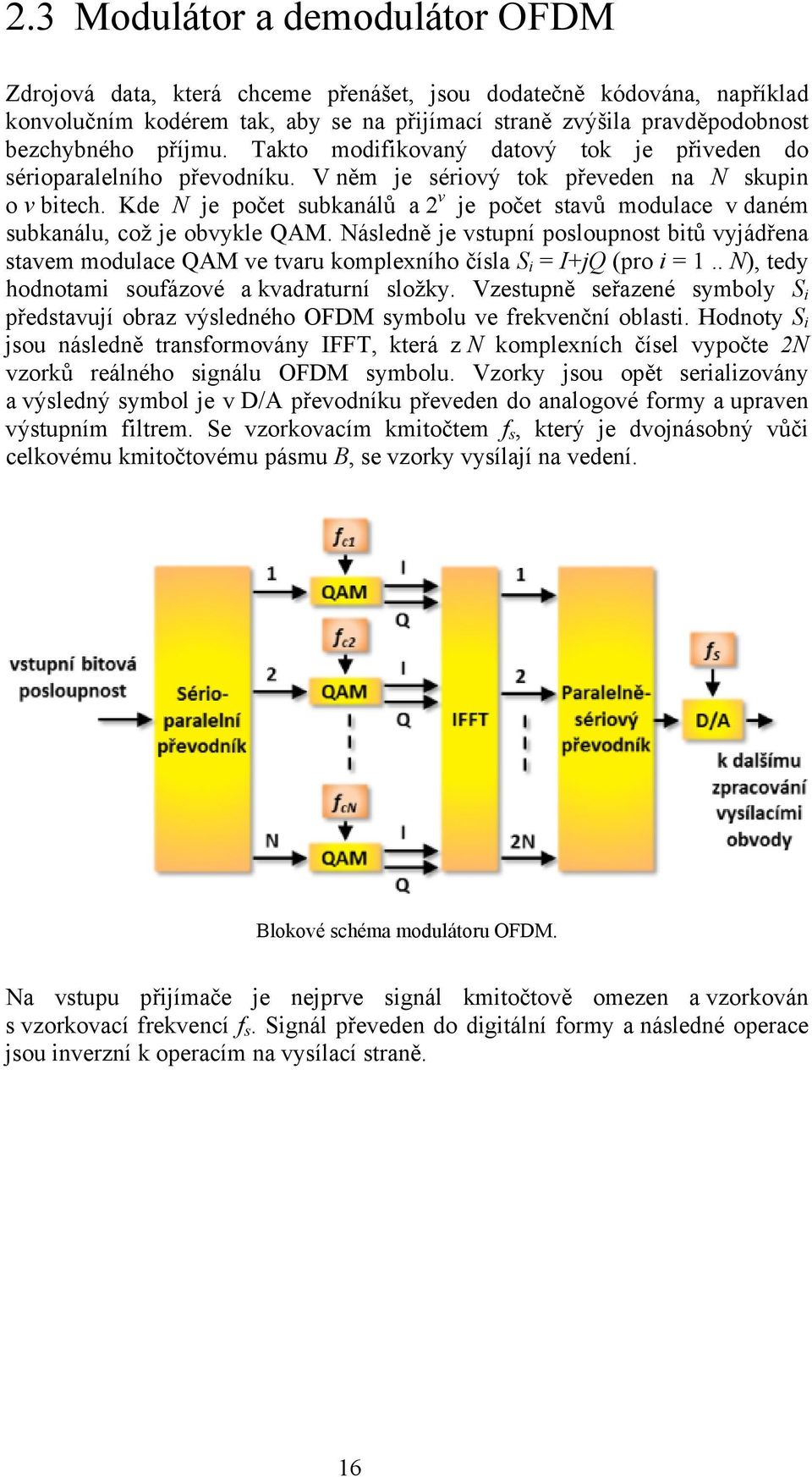 Kde N je počet subkanálů a 2 v je počet stavů modulace v daném subkanálu, což je obvykle QAM.