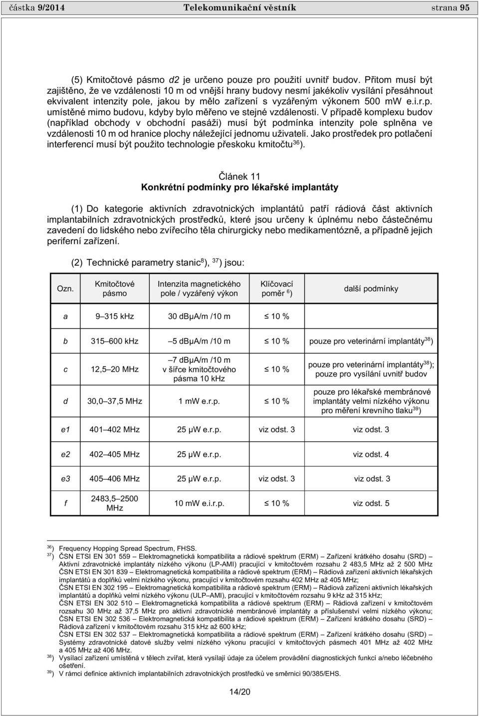 V p ípad komplexu budov (nap íklad obchody v obchodní pasáži) musí být podmínka intenzity pole spln na ve vzdálenosti 10 m od hranice plochy náležející jednomu uživateli.