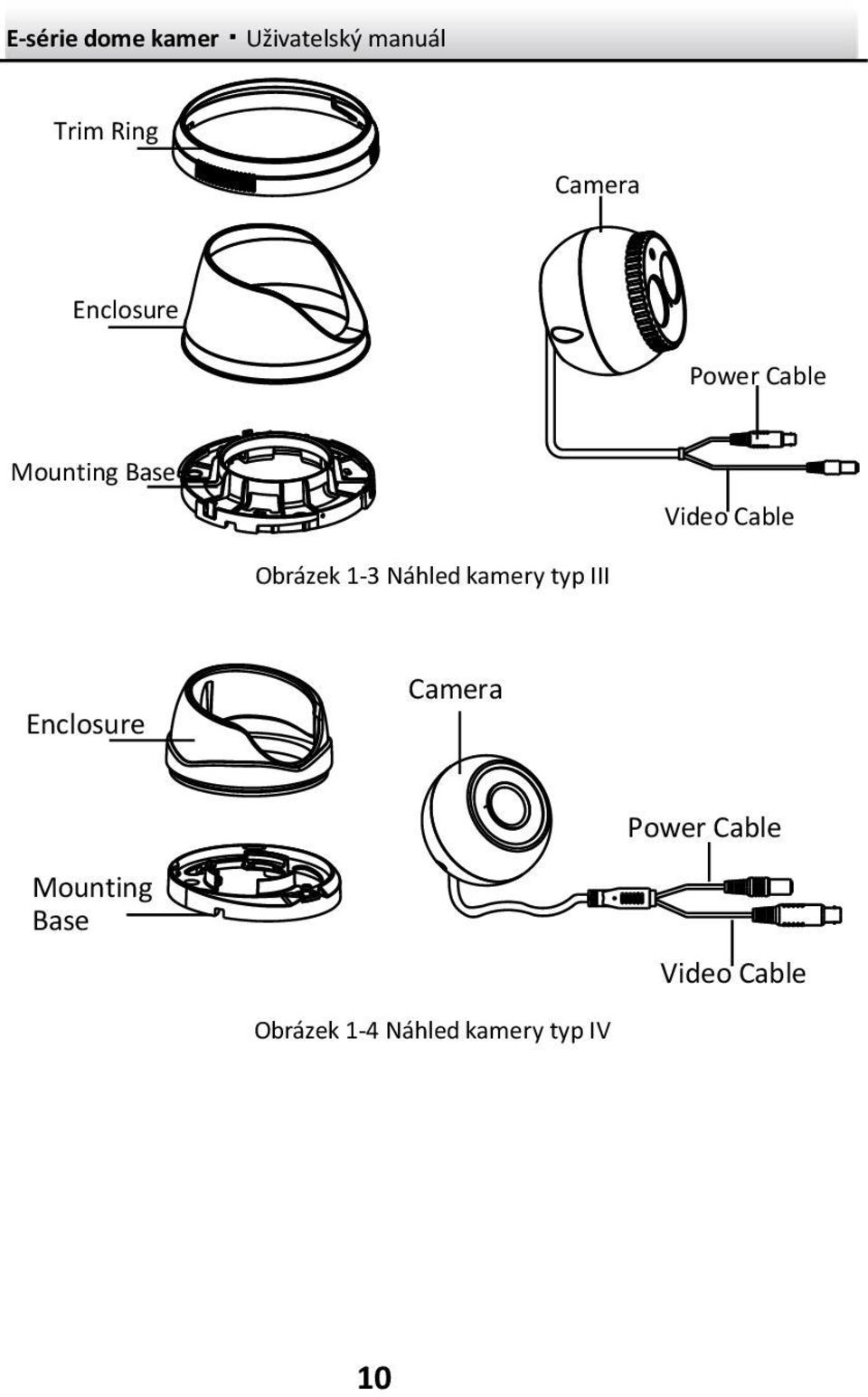 III Enclosure Camera Power Cable Mounting Base