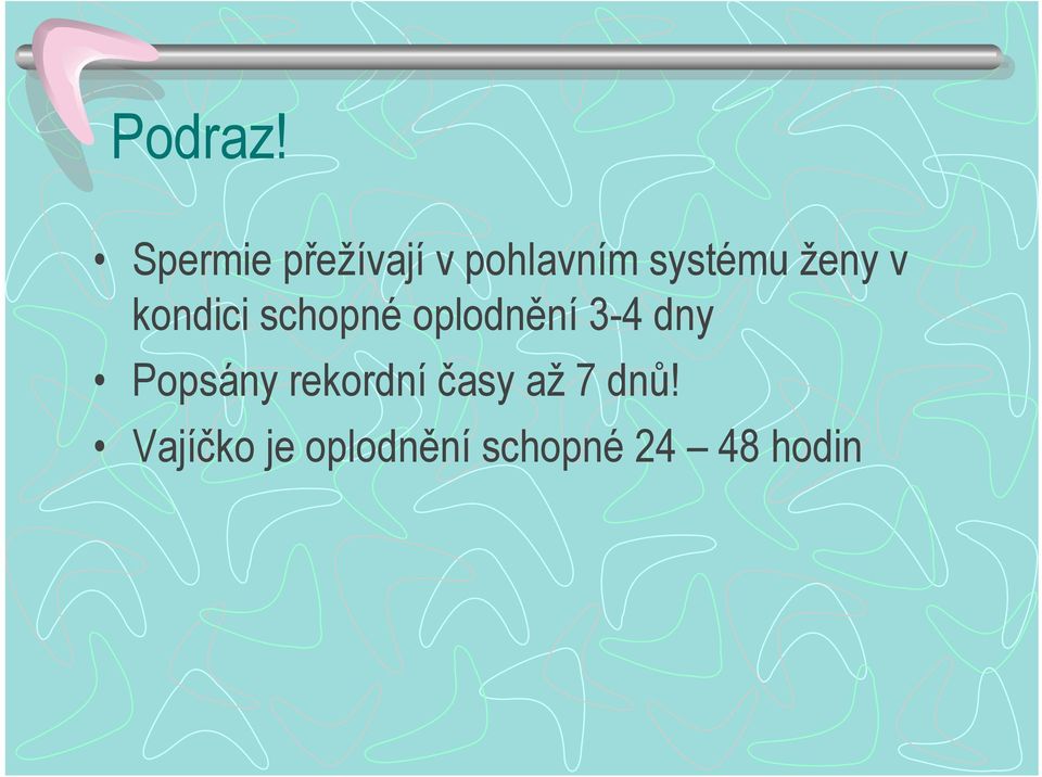 ženy v kondici schopné oplodnění 3-4