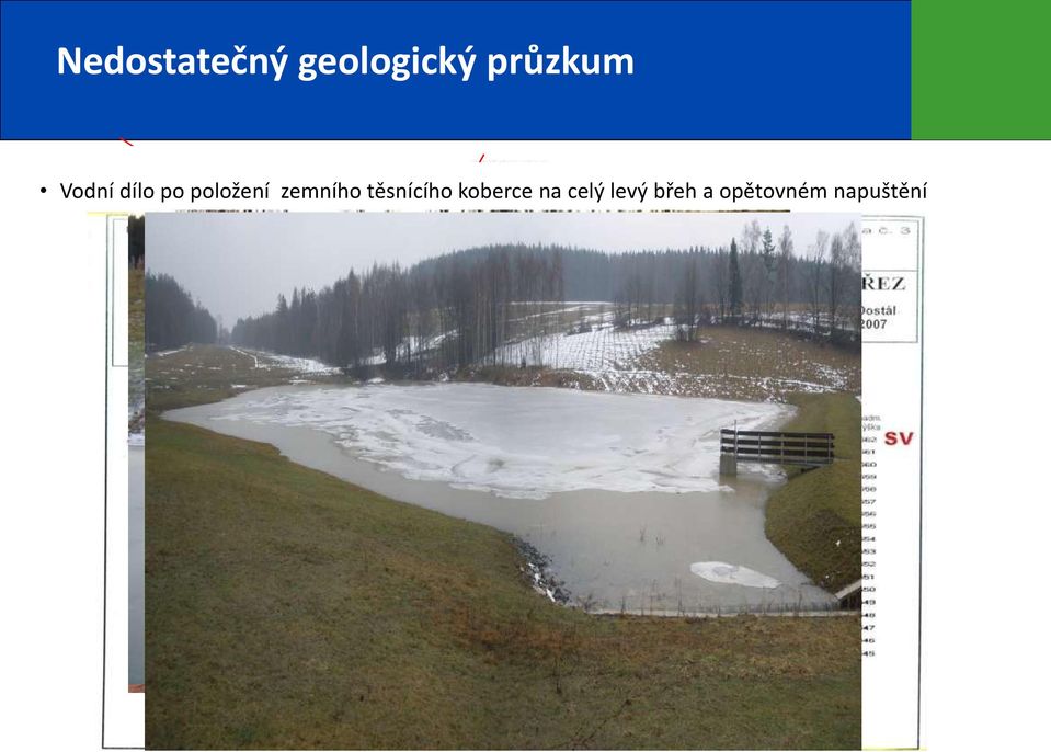 otevřená těsnící - potvrzena materiál dodatečného ověření koberce naplnění zemina průsaková byl úrovně nehomogenita na dovezena, nádrže vynesen celý těsnění