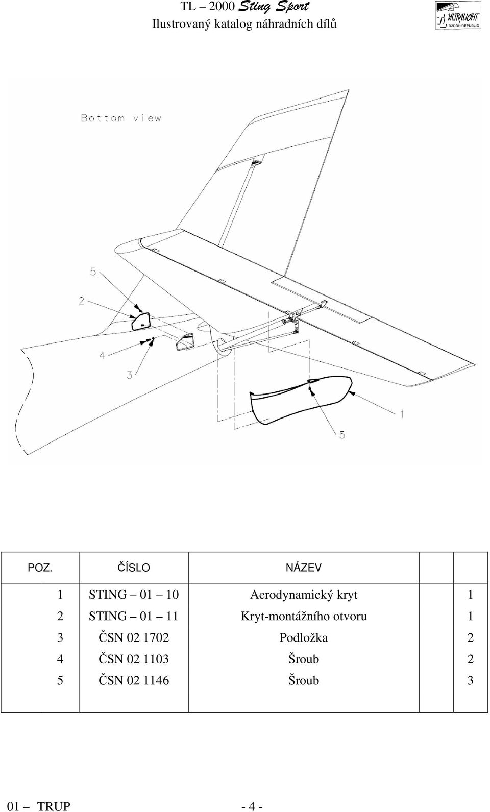 Kryt-montážního otvoru 1 3 ČSN 02 1702