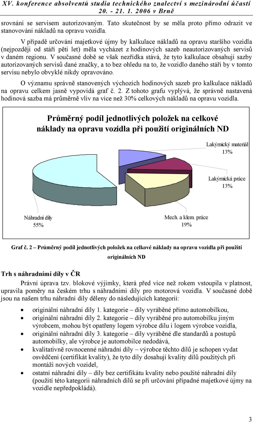 V současné době se však nezřídka stává, že tyto kalkulace obsahují sazby autorizovaných servisů dané značky, a to bez ohledu na to, že vozidlo daného stáří by v tomto servisu nebylo obvyklé nikdy