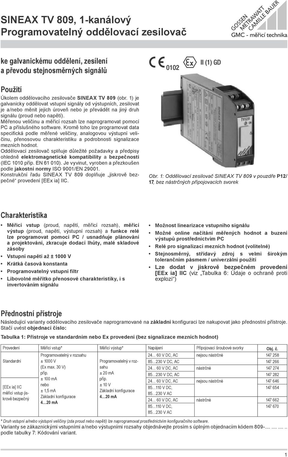 Měřenou veličinu a měřicí rozsah lze naprogramovat pomocí PC a příslušného software.