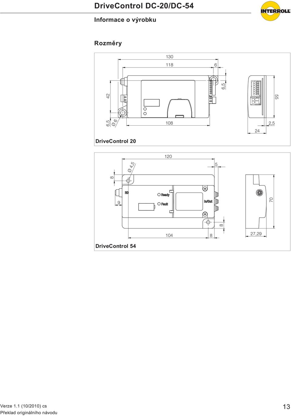 2,5 DriveControl 20 120 Ø 4,5 5